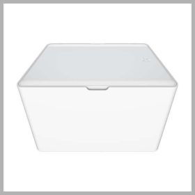 LED Lighted Makeup Mirror with Storage, 1X Magnification, Hidden Storage Box and Tray Included BETP3ST