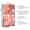 8 Colors Blush Palette Matte Mineral Blush Powder Bright Shimmer Face Blush Contour and Highlight Blush Palette Professional Facial Beauty Cosmetic M)
