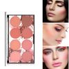 8 Colors Blush Palette Matte Mineral Blush Powder Bright Shimmer Face Blush Contour and Highlight Blush Palette Professional Facial Beauty Cosmetic M)