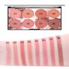 8 Colors Blush Palette Matte Mineral Blush Powder Bright Shimmer Face Blush Contour and Highlight Blush Palette Professional Facial Beauty Cosmetic M)