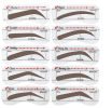 Eyebrow Drawing Stencil Kit, One-Step Vegan Eyebrow Stamp Premade for Women & Girls - Included Waterproof Eyebrow Stamp and 10 Reusable Shaping Kit fo