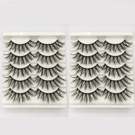 20/10/5 Paar Valse Mink Wimpers Natuurlijke Piekerige Lange Valse Wimpers Handgemaakte Gevleugelde Dikke Lash Voor Wimper Extension Make gereedschap (Color: 10Pairs-MZA4081)