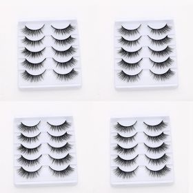 20/10/5 Paar Valse Mink Wimpers Natuurlijke Piekerige Lange Valse Wimpers Handgemaakte Gevleugelde Dikke Lash Voor Wimper Extension Make gereedschap (Color: 20Pairs)
