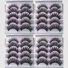 20/10/5 Paar Valse Mink Wimpers Natuurlijke Piekerige Lange Valse Wimpers Handgemaakte Gevleugelde Dikke Lash Voor Wimper Extension Make gereedschap (Color: 20Pairs-MZA4089)