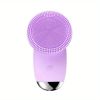 CONESN Electric Facial Cleansing Brush,Silicone Facial Cleansing Brush, Electric Silicone Face Brush, Sonic Facial Cleansing Brush For Makeup Remover)
